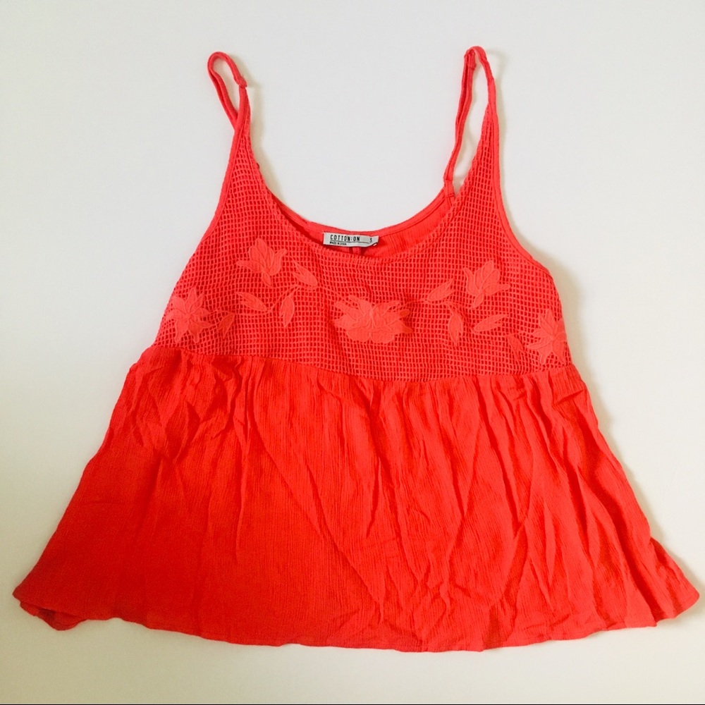 Cotton On Women’s Peach Swing Tank Top S